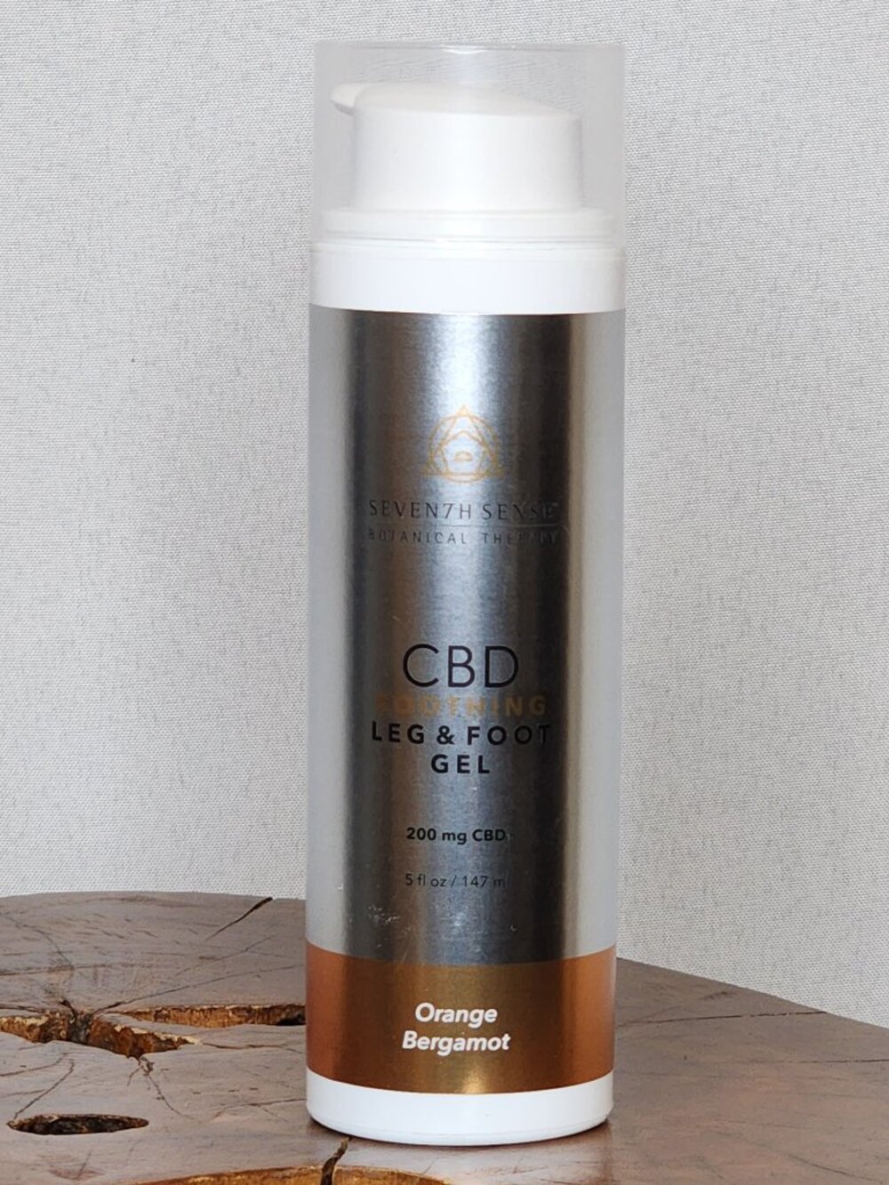 Seven7h Sense Botanical Therapy CBD Soothing Leg & Foot Gel Orange Bergamot